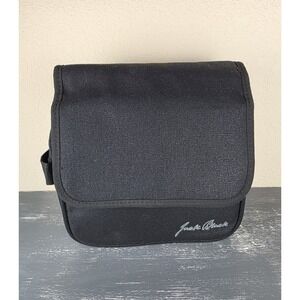 Jack Black Toiletry Black Zippered Hanging Folding Travel Bag Men's NWOT‎